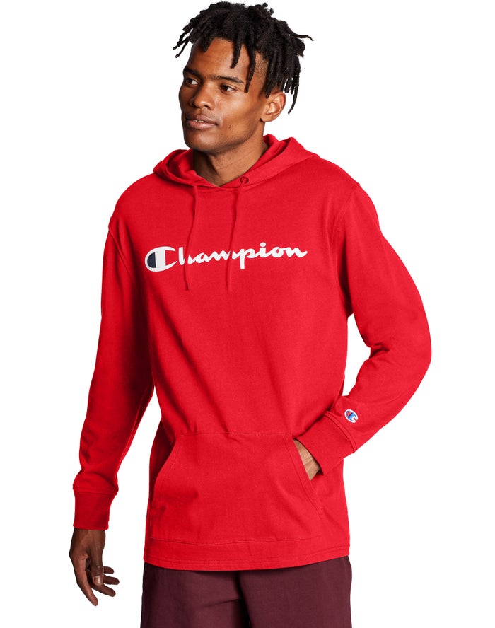 Champion Mens Hoodie NZ - Middleweight Red ( 4809-MEUYN )